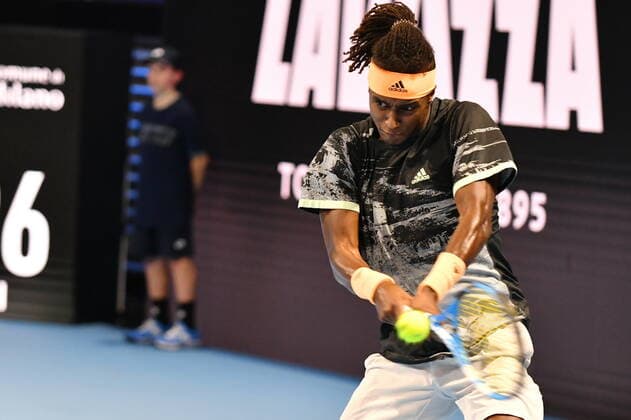 November 5, 2019, Milano, Italy: mikael ymerduring Next Gen ATP, Tennis Herren Finals - Tournament round - Ugo Humbert vs Mikael Ymer, Tennis Internationals in Milano, Italy, November 05 2019 - LPS Tennis Internationals Next Gen ATP Finals - Tournament round - Ugo Humbert vs Mikael Ymer  - ZUMAl164 20191105_zsa_l164_041 Copyright: xAlessioxTarpinix