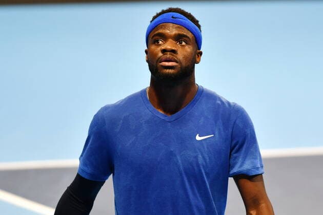 November 5, 2019, Milano, Italy: frances tiafoeduring Next Gen ATP, Tennis Herren Finals - Tournament round - Frances Tiafoe vs J. Sinner, Tennis Internationals in Milano, Italy, November 05 2019 - LPS Tennis Internationals Next Gen ATP Finals - Tournament round - Frances Tiafoe vs J. Sinner  - ZUMAl164 20191105_zsa_l164_104 Copyright: xAlessioxTarpinix