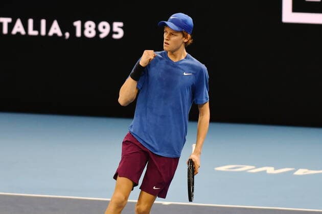 November 5, 2019, Milano, Italy: sinnerduring Next Gen ATP, Tennis Herren Finals - Tournament round - Frances Tiafoe vs J. Sinner, Tennis Internationals in Milano, Italy, November 05 2019 - LPS Tennis Internationals Next Gen ATP Finals - Tournament round - Frances Tiafoe vs J. Sinner  - ZUMAl164 20191105_zsa_l164_106 Copyright: xAlessioxTarpinix