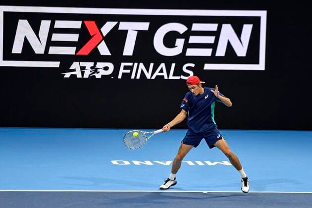 IPP20191105 Tennis: Next Gen ATP, Tennis Herren Finals, alex de minaur (aus) (Verwendung nur in Deutschland - GERMANY ONLY) *** IPP20191105 Tennis Next Gen ATP Finals, alex de minaur from use only in Germany GERMANY ONLY 