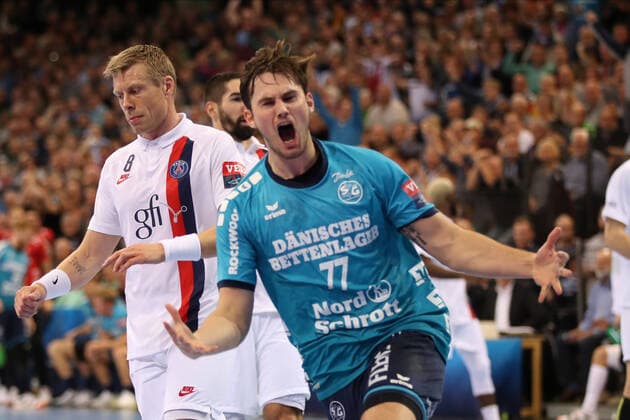 SG Flensburg Handewitt vs. Paris Saint German HB, Handball, EHF Champions League Group Phase, 06 11 19 Flensburg Magnus Roed SG Flensburg Handewitt, 77 Copyright: xBEAUTIFULxSPORTS MarioxM.xKobergx