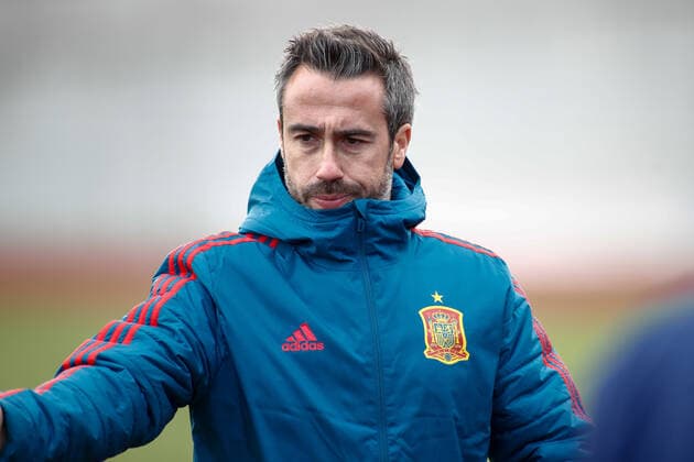 November 7, 2019, Las Rozas, MADRID, SPAIN: Jorge Vilda, head coach of Women s Spain Team from Spain, during the training day of the Women Spain Team at Ciudad del Futbol of Las Rozas on November 07, 2019, in Madrid, Spain. Soccer: Women Spain Team Training Day - ZUMAa181 20191107_zaa_a181_124 Copyright: xAFP7x