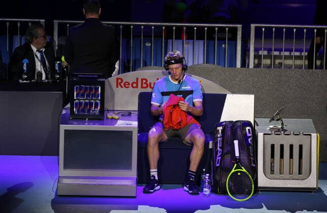 Tennis Milan, Next Gen ATP, Tennis Herren Finals, Davidovich Fokina, 7 November, 2019. Ph Felice Calabro (Felice Calabr? Fotogramma, Milan - 2019-11-07) p.s. la foto e utilizzabile nel rispetto del contesto in cui e stata scattata, e senza intento diffamatorio del decoro delle persone rappresentate  Copyright: xFelicexCalabr?x xFOTOGRAMMAx
