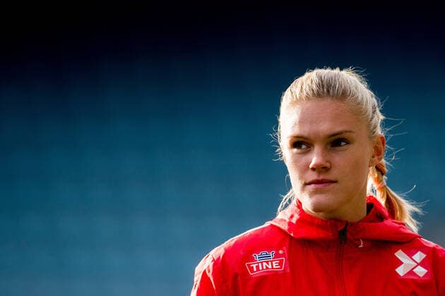 191107 Kristine Leine of Norway during a training session on November 7, 2019 in Stavanger Photo Vegard Wivestad Grott BILDBYRAN code VG 170433 bbeng football football football uefa euro qualifier em qualification women em qualifier em qual norway women training workout,  Copyright: VEGARDxWIVESTADxGRoTT BB191107VG056