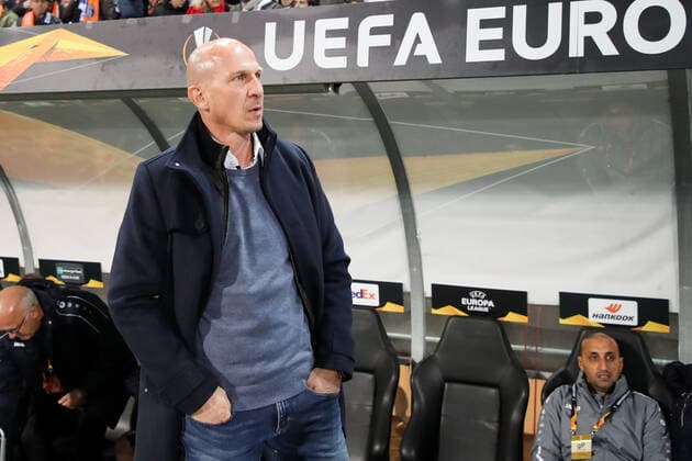 SOCCER - UEFA EL, WAC vs Basaksehir GRAZ,AUSTRIA,07.NOV.19 - SOCCER - UEFA Europa League, group stage, WAC Wolfsberg vs Istanbul Basaksehir FK. Image shows head coach Gerhard Struber (WAC). GEPAxpictures xChristianxWalgram