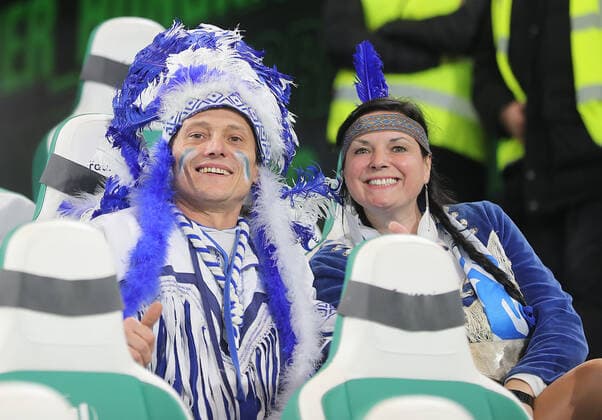 Fans from Ghent are happy about the victory