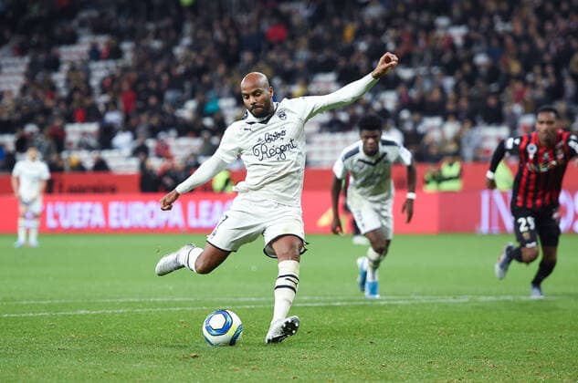 07 JIMMY BRIAND (BOR) - PENALTY - BUT FOOTBALL : Nice vs Bordeaux - Ligue 1 Conforama - 08 11 2019 FEP Panoramic 