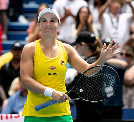 TENNIS FED CUP FINAL, Ash Barty during day 1 of the Fed Cup Final tennis competition at RAC Arena in Perth, Saturday, November 9, 2019. ( NO ARCHIVING, EDITORIAL USE ONLY, NO USE IN BOOKS WITHOUT CONSENT PERTH WA AUSTRALIA  Copyright: xFIONAxHAMILTONx 20191109001431685466