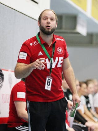 Niels Boetel Trainer VfL Oldenburg GER, Handball, 1 Bundesliga Women, HSG Blomberg Lippe vs. VfL Oldenburg, 09 11 2019 Blomberg Copyright: xStrohdiekx Eibner-Pressefotox EP_jsk
