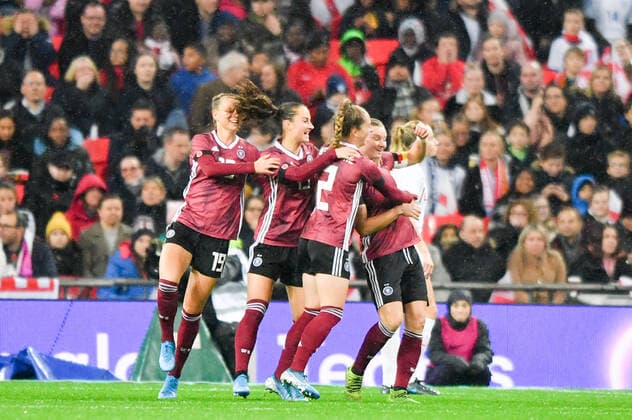 Jubel, Freuen, celebrate, happy, cheer , Goal Celebration Germany 0 1, 09 11 2019, London England , Football, Friendly match England Germany xmkx