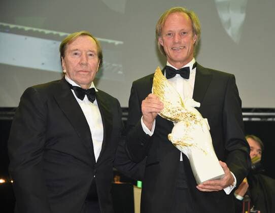 Bilder des Jahres 2019, Sport 11 November Sport Themen der Woche KW45 Sport Bilder des Tages 09.11.2019 Frankfurt am Main, Alte Oper Deutscher SportpresseÂ­Â­Ball Der Ball für Deutschland PEGASOS-PREIS-Träger Sportmedien Moderator Gerhard Delling *** 09 11 2019 Frankfurt am Main, Alte Oper Deutscher SportpresseÂÂÂÂBall The Ball for Germany PEGASOS PREIS Winner Sports Media Presenter Gerhard Delling