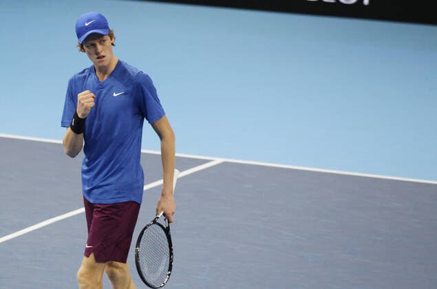 Tennis Milan, Final Next Gen ATP, Tennis Herren Finals, Jannik Sinner, November 9, 2019. Ph Felice Calabro (Felice Calabr? Fotogramma, Milan - 2019-11-09) p.s. la foto e utilizzabile nel rispetto del contesto in cui e stata scattata, e senza intento diffamatorio del decoro delle persone rappresentate  Copyright: xFelicexCalabr?x xFOTOGRAMMAx