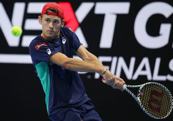 Tennis Milan, final Next Gen ATP, Tennis Herren Finals, Alex de Minaur, November 9, 2019. Ph Felice Calabro (Felice Calabr? Fotogramma, Milan - 2019-11-09) p.s. la foto e utilizzabile nel rispetto del contesto in cui e stata scattata, e senza intento diffamatorio del decoro delle persone rappresentate  Copyright: xFelicexCalabr?x xFOTOGRAMMAx