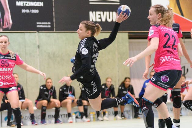 Anna Maria Spielvogel HSG Bad Wildungen Vipers 33 TusSies Metzingen, handball, HBF, league game, 09 11 2019, photo TBaur Eibner TusSies Metzingen vs. HSG Bad Wildungen Vipers Metzingen Copyright: xBaur xEibner-Pressefotox EP_Toba