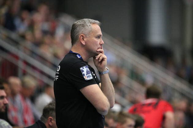 Kay Rothenpieler Trainer ASV Hamm Westfalen GER, Handball, 2 Bundesliga, ASV Hamm Westfalen vs. EHV Aue, 09 11 2019 Hamm Copyright: xStrohdiekx Eibner-Pressefotox EP_jsk