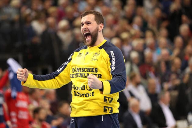 SG Flensburg Handewitt vs. Frisch auf Goeppingen, LIQUI MOLY Handball Bundesliga, 10 11 19 Flensburg Benjamin Buric SG Flensburg Handewitt, 01 Copyright: xBEAUTIFULxSPORTS MarioxM.xKobergx