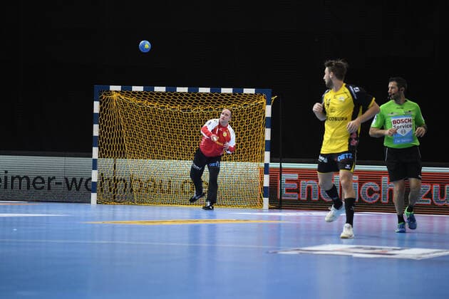 Jan Kulhanek HSC 2000 Coburg dropped, SG BBM Bietigheim vs. HSC 2000 Coburg, 2 Handball Bundesliga, 11 matchday, 10 11 2019, Eibner Memmler SG BBM Bietigheim vs. HSC 2000 Coburg, 2 Handball Bundesliga, 11 matchday, 10 11 2019 Ludwigsburg Copyright: xMemmlerx Eibner-Pressefotox EP_mmr