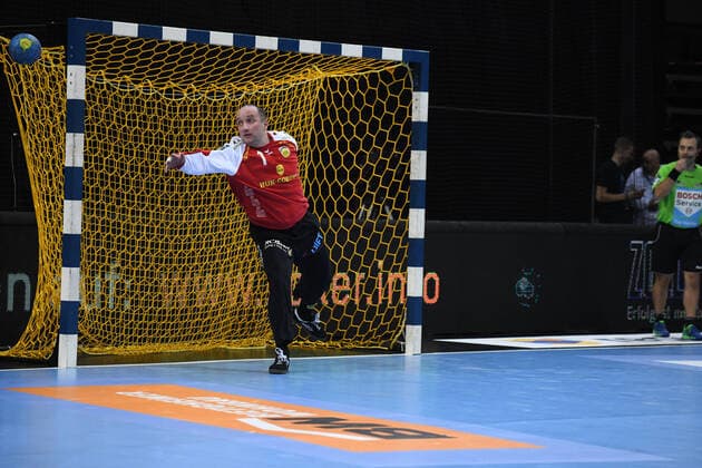Jan Kulhanek HSC 2000 Coburg in goal, SG BBM Bietigheim vs HSC 2000 Coburg, 2 Handball Bundesliga, 11 matchday, 10 11 2019, Eibner Memmler SG BBM Bietigheim vs HSC 2000 Coburg, 2 Handball Bundesliga, 11 matchday, 10 11 2019 Ludwigsburg Copyright: xMemmlerx Eibner-Pressefotox EP_mmr
