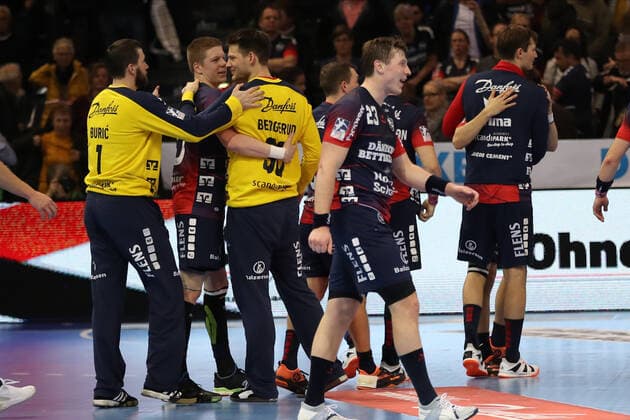SG Flensburg Handewitt vs. Frisch auf Goeppingen, LIQUI MOLY Handball Bundesliga, 10 11 19 Flensburg Jubilee at the SG Flensburg Handewitt Copyright: xBEAUTIFULxSPORTS MarioxM.xKobergx