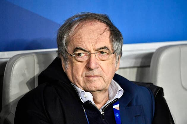 Noel Le Graet FOOTBALL : France vs Serbie - Match de Qualification Euro 2021 Feminin - Bordeaux - 09 11 2019 ThierryBreton Panoramic 