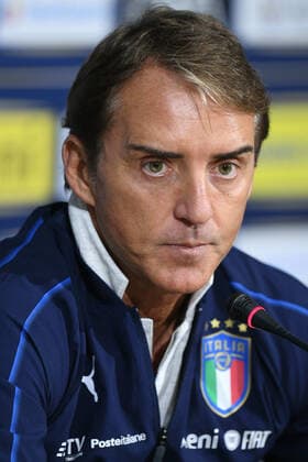 Photo LaPresse - Jennifer Lorenzini 11 November 2019 Firenze (Italy) Soccer Italy Italian Football meeting - "Coverciano" - press conference, PK, Pressekonferenz Roberto Mancini In the pic: Roberto Mancini  Copyright: xJenniferxLorenzini LaPressex