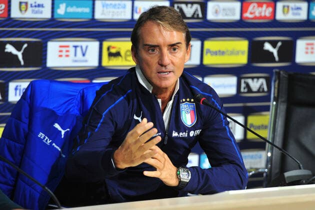 Photo LaPresse - Jennifer Lorenzini 11 November 2019 Firenze (Italy) Soccer Italy Italian Football meeting - "Coverciano" - press conference, PK, Pressekonferenz Roberto Mancini In the pic: Roberto Mancini  Copyright: xJenniferxLorenzini LaPressex