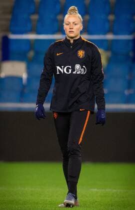 ARNHEM, Training of the Oranje national women team before the game against Slovenia, Netherlands, Voetbal, Stadium Gelredome in Arnhem, 11-11-2019, Danique Kerkdijk Training Nederlands vrouwenelftal Gelredome  x5174806x Copyright: