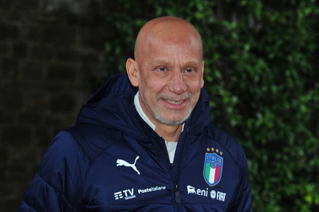 Fußball, Nationalteam Italien Training Photo LaPresse - Jennifer Lorenzini 11 November 2019 Firenze (Italy) Soccer Italy Italian Football meeting - "Coverciano" - Training In the pic: Gianluca Vialli  Copyright: xLaPresse JenniferxLorenzinix