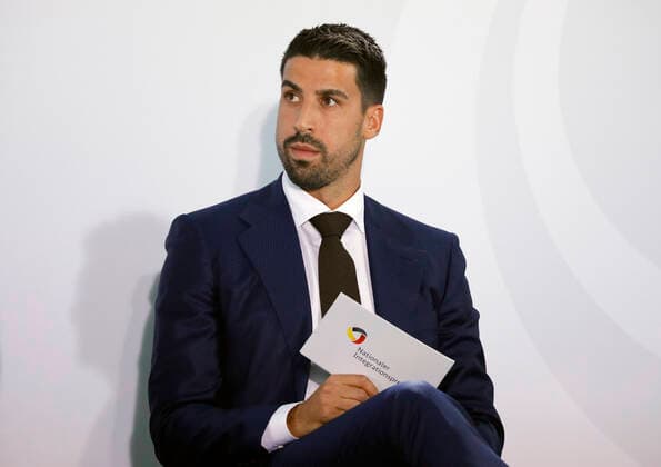 Sami Khedira, Football player, Germany, Berlin, Federal Chancellery, Participation of the BKin in the National Integration Award ceremony, 11 11 2019
