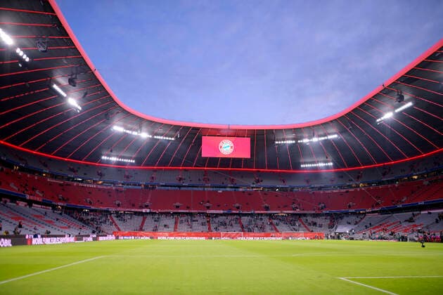 09 11 2019, Football 1 Bundesliga 2019 2020, 11 Matchday, FC Bayern München Borussia Dortmund, at the Allianz Arena Munich The stadium two hours before the match DFL and DFB regulations prohibit any use of photographs as image sequences and or quasi video