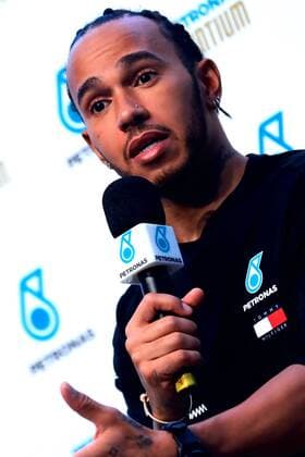 November 13, 2019, Sao Paulo, SP, Brazil: The six-times world champion of formula one LEWIS HAMILTON by Mercedes-AMG Petronas Motorsport team during a press conference, PK, Pressekonferenz in the city of the Sao Paulo. Lewis Hamilton press conference - ZUMAc168 20191113_zap_c168_005 Copyright: xMarceloxChellox