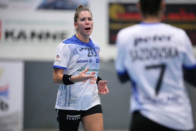 Emily Boelk Thueringer HC 20 GER, Handball, 1 Bundesliga Women, HSG Blomberg Lippe vs. Thueringer HC, 13 11 2019 Blomberg Copyright: xStrohdiekx Eibner-Pressefotox EP_jsk