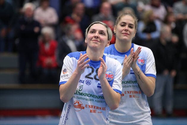 Lydia Jakubisova Thueringer HC 28 GER, Handball, 1 Bundesliga Women, HSG Blomberg Lippe against Thueringer HC, 13 11 2019 Blomberg Copyright: xStrohdiekx Eibner-Pressefotox EP_jsk