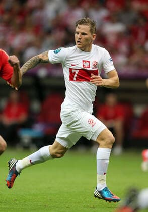 Eugen Polanski Poland Euro 2012 Poland V Russia National Stadium, Warsaw, Poland 12 June 2012  Copyright: MaryxEvansxAllstarxRichardxSellers 12535905 editorial use only