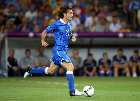 Andrea Pirlo Italy & Ac Milan Euro 2012 England V Italy Olympic Stadium, Kiev, Ukraine 24 June 2012  Copyright: MaryxEvansxAllstarxStewartxKendall 12542524 editorial use only
