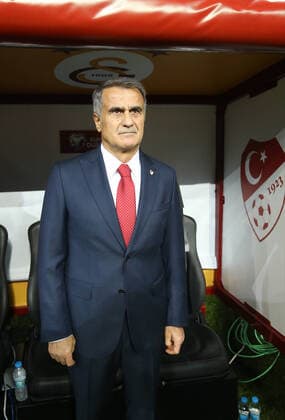 Coach Senol Gunes of Turkey during the European Championship, EM, Europameisterschaft qualification Group H Match between Turkey and Iceland at the Turk Telekom Stadium in Istanbul , Turkey on November 14 , 2019. 
