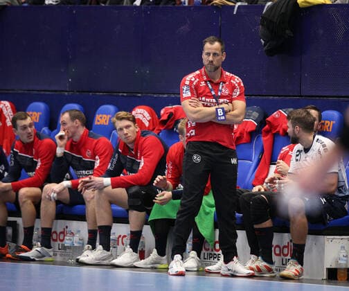 Maik Machulla Coach SG Flensburg Handewitt GER, Handball, 1 Bundesliga, TBV Lemgo Lippe against SG Flensburg Handewitt, 14 11 2019 Lemgo Copyright: xStrohdiekx Eibner-Pressefotox EP_jsk