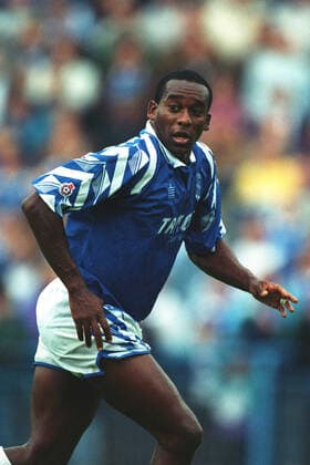 Großbritannien, Black History Month im Oktober - Sport George Parris Birmingham City FC 23 August 1993  Copyright: MaryxEvansxAllstarxRichardxSellers 12098892 editorial use only