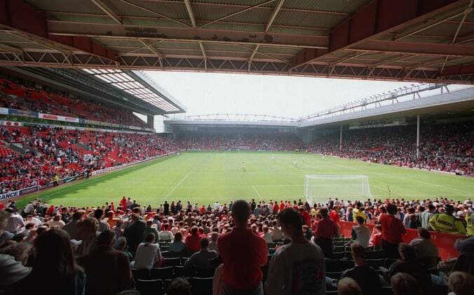 Anfield,Merseyside Liverpool Football Ground 28 September 1995  Copyright: MaryxEvansxAllstarxRichardxSellers 12108466 editorial use only