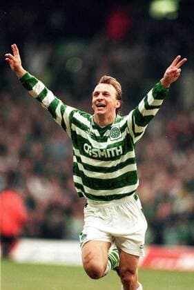 Andreas Thom Glasgow Celtic FC 11 March 1996  Copyright: MaryxEvansxAllstarxPaulxMcfegan 12110763 editorial use only