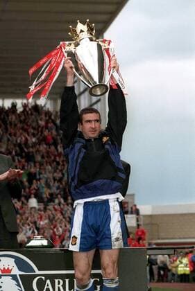 Eric Cantona Middlesbrough V Manchester United, ManU 05 May 1996  Copyright: MaryxEvansxAllstarxMichaelxMayhew 12111572 editorial use only