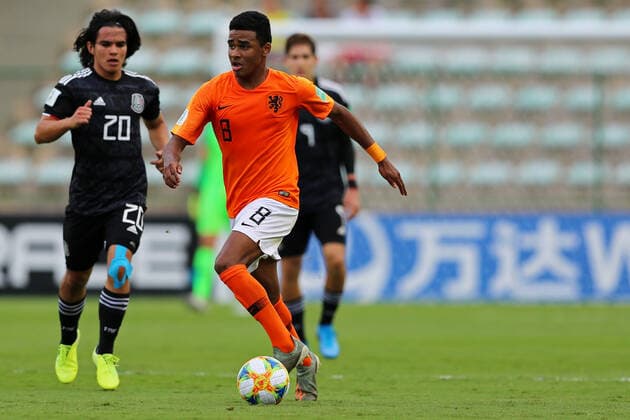 FuÃŸball, U17-WM, Niederlande - Mexiko 14th November 2019; Bezerrao Stadium, Brasilia, Distrito Federal, Brazil; FIFA U-17 World Cup Brazil 2019, Mexico versus Netherlands; Ian Maatsen of Netherlands  ActionPlus12188016 HeulerxAndrey