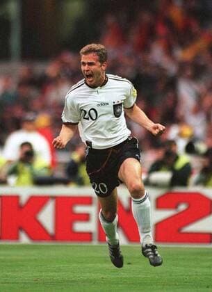 Fußball, EM Finale 1996 in London, Deutschland - Tschechien 2:1 n.V. Oliver Bierhoff Germany & Udinese 30 June 1996  Copyright: MaryxEvansxAllstarxRichardxSellers 12112852 editorial use only