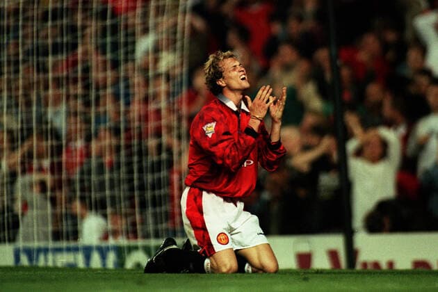 Jordi Cruyff Manchester United, ManU V Everton 21 August 1996  Copyright: MaryxEvansxAllstarxRichardxSellers 12114189 editorial use only