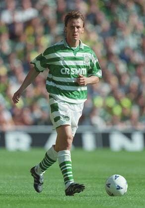 Andreas Thom Glasgow Celtic FC 17 October 1996  Copyright: MaryxEvansxAllstarxPaulxMcfegan 12114528 editorial use only