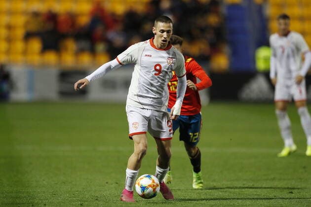 Darko Churlinov (MKD), NOVEMBER 14, 2019 - Football Soccer : UEFA Under 21 Championship qualifying round match between U21, U 21 Spain 3-0 U21 North Macedonia at the Estadio Santo Domingo in Alcorcon, Spain. Noxthirdxpartyxsales  (116586000)