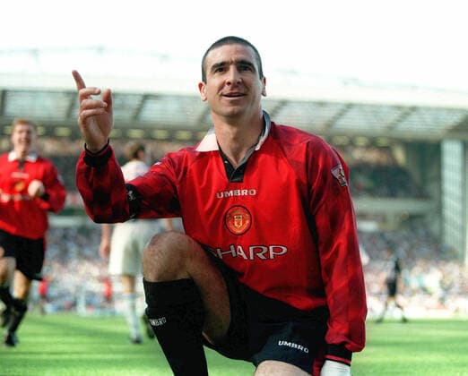 Eric Cantona Manchester United, ManU FC 17 December 1997  Copyright: MaryxEvansxAllstarxDavidxDavies 12122571 editorial use only