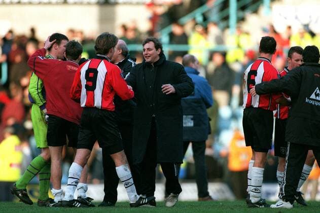 Fußball, Trainerhistorie Sheffield United von 1889 bis heute Steve Thompson . Sheffield United FC Manager 25 March 1998  Copyright: MaryxEvansxAllstarxPaulxMcfegan 12125540 editorial use only
