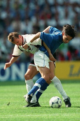 Filippo Inzaghi, Anton Pfeffer Italy V Austria 17 June 1998  Copyright: MaryxEvansxAllstarxRichardxSellers 12127425 editorial use only