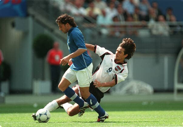 Alessandro Del Piero & Vastic Italy V Austria 29 June 1998  Copyright: MaryxEvansxAllstarxRichardxSellers 12127437 editorial use only